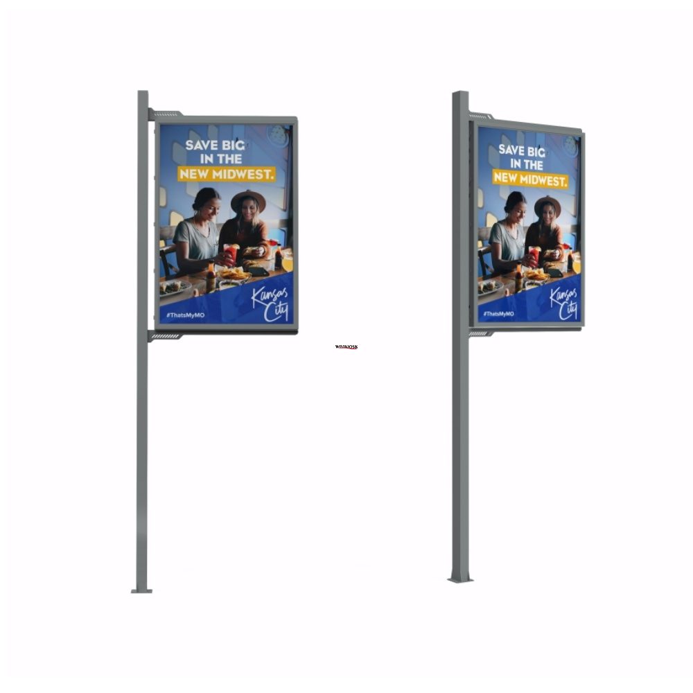 Wall mounted kiosk
